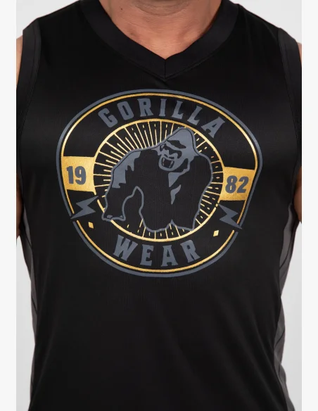 Gorilla Wear canotta da uomo Orlando Jersey – nero