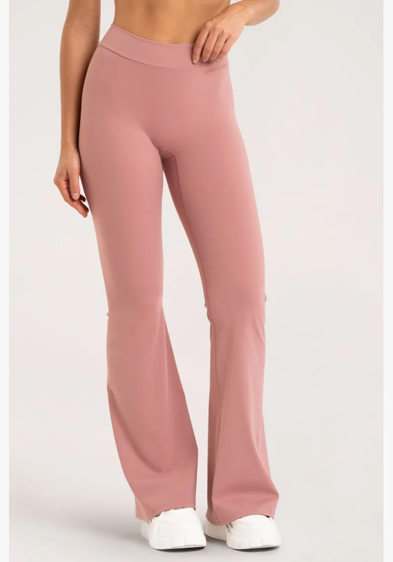 Gym Glamour leggings a zampa Deep Glow Blush