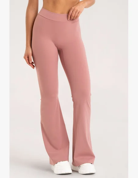 Gym Glamour leggings a zampa Deep Glow Blush