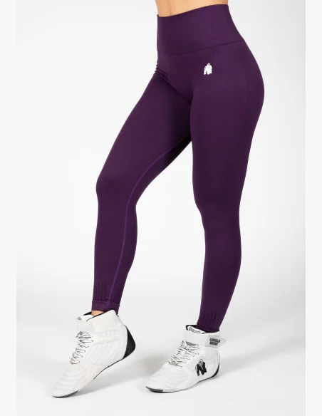 Gorilla Wear leggings da donna senza cuciture Neiro – viola