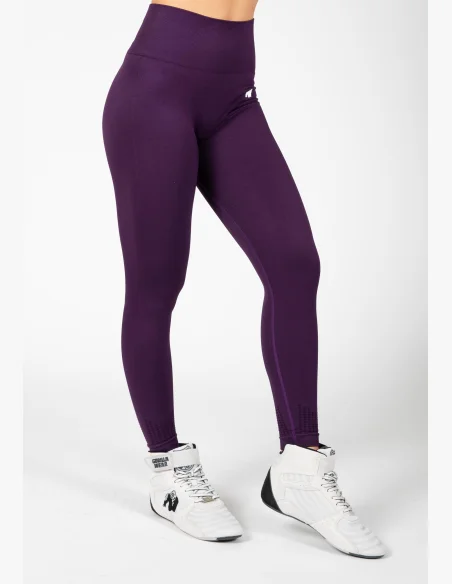 Gorilla Wear leggings da donna senza cuciture Neiro – viola