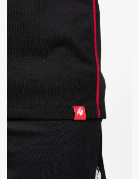 Gorilla Wear canotta da uomo Casper Stringer – nero / rosso