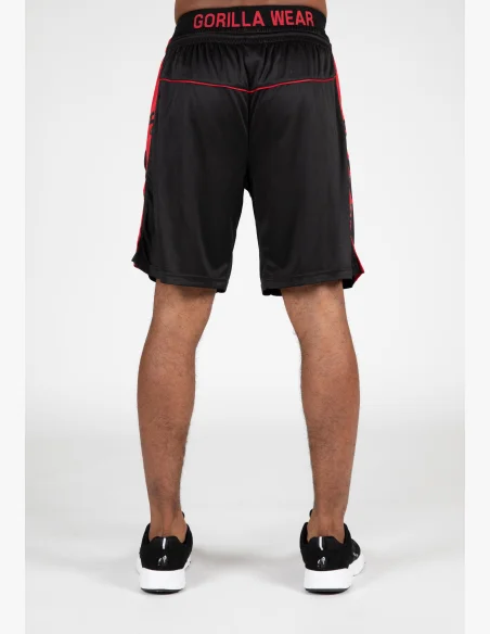 Gorilla Wear pantaloncini da uomo Atlanta – nero/rosso