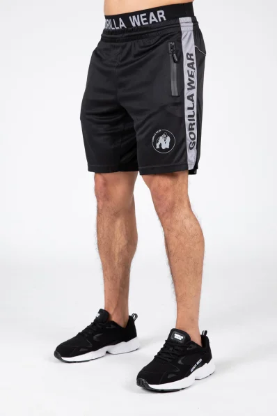 Gorilla Wear pantaloncini da uomo Atlanta – nero/grigio