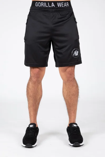 Gorilla Wear pantaloncini da uomo Atlanta – nero/grigio 2