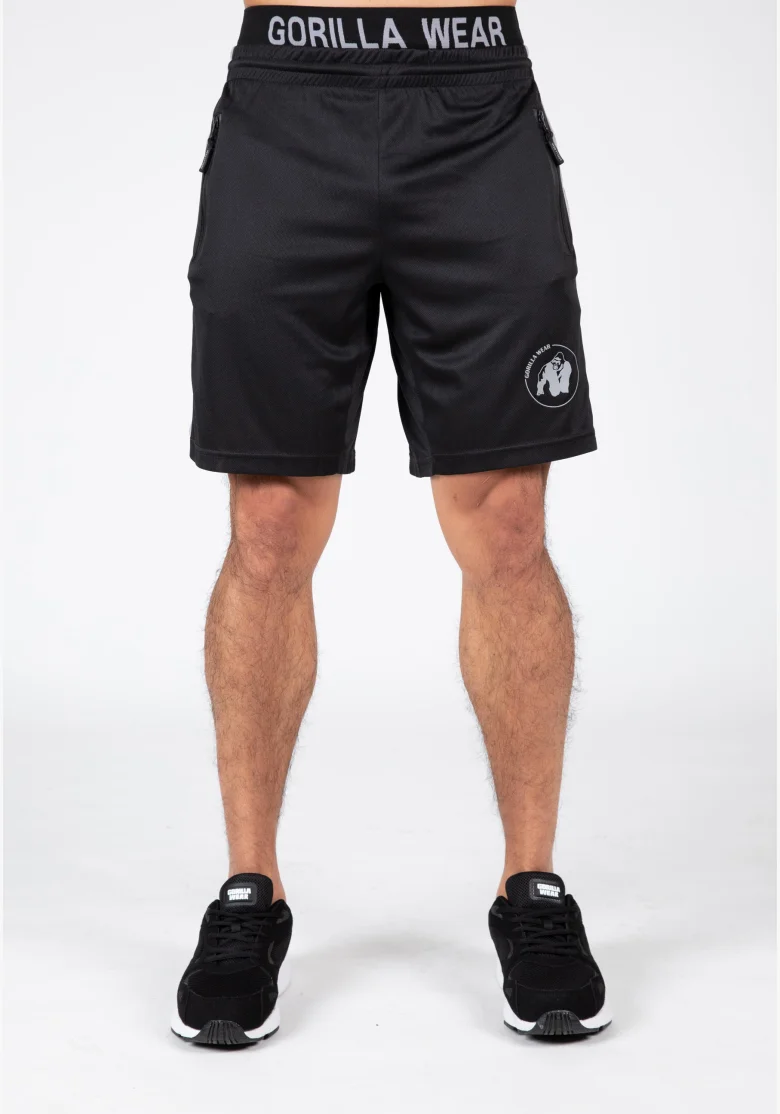 Gorilla Wear pantaloncini da uomo Atlanta – nero/grigio