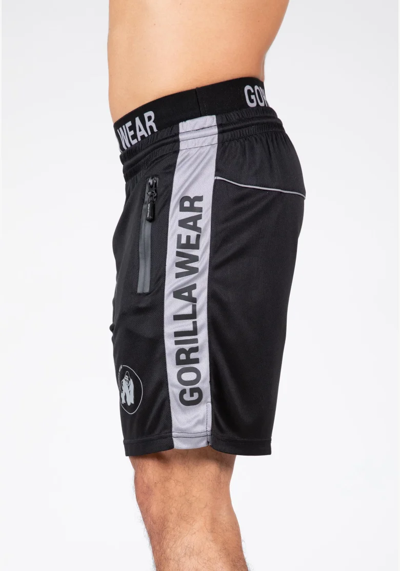 Gorilla Wear pantaloncini da uomo Atlanta – nero/grigio
