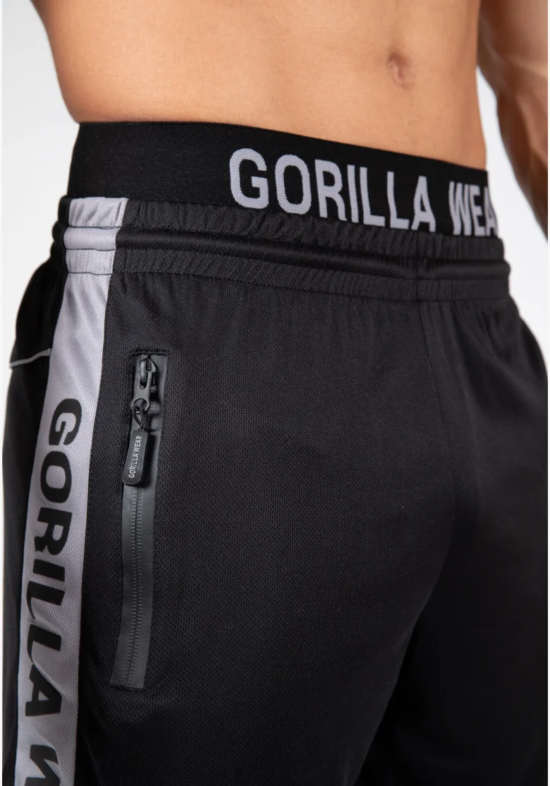 Gorilla Wear pantaloncini da uomo Atlanta – nero/grigio