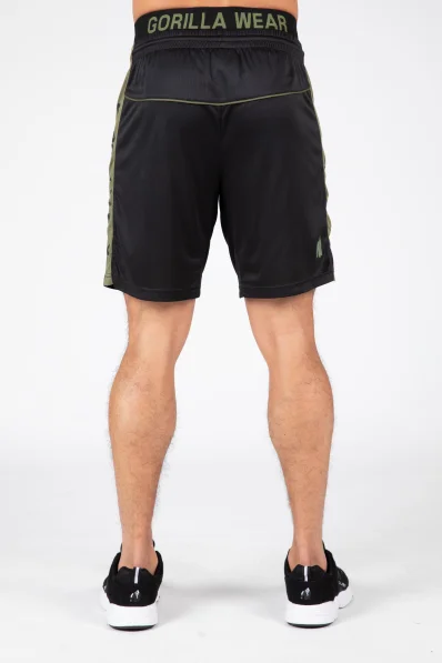 Gorilla Wear pantaloncini da uomo Atlanta – nero/verde 2