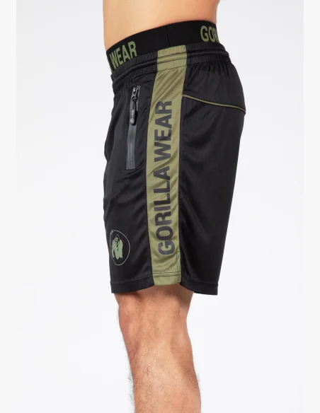 Gorilla Wear pantaloncini da uomo Atlanta – nero/verde