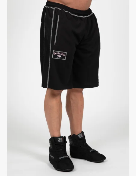 Gorilla Wear pantaloncini da uomo Marlow Mesh – nero / grigio