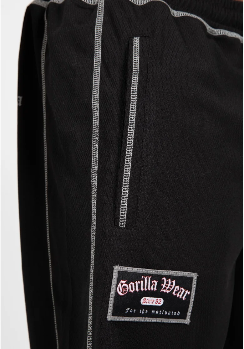 Gorilla Wear pantaloncini da uomo Marlow Mesh – nero / grigio