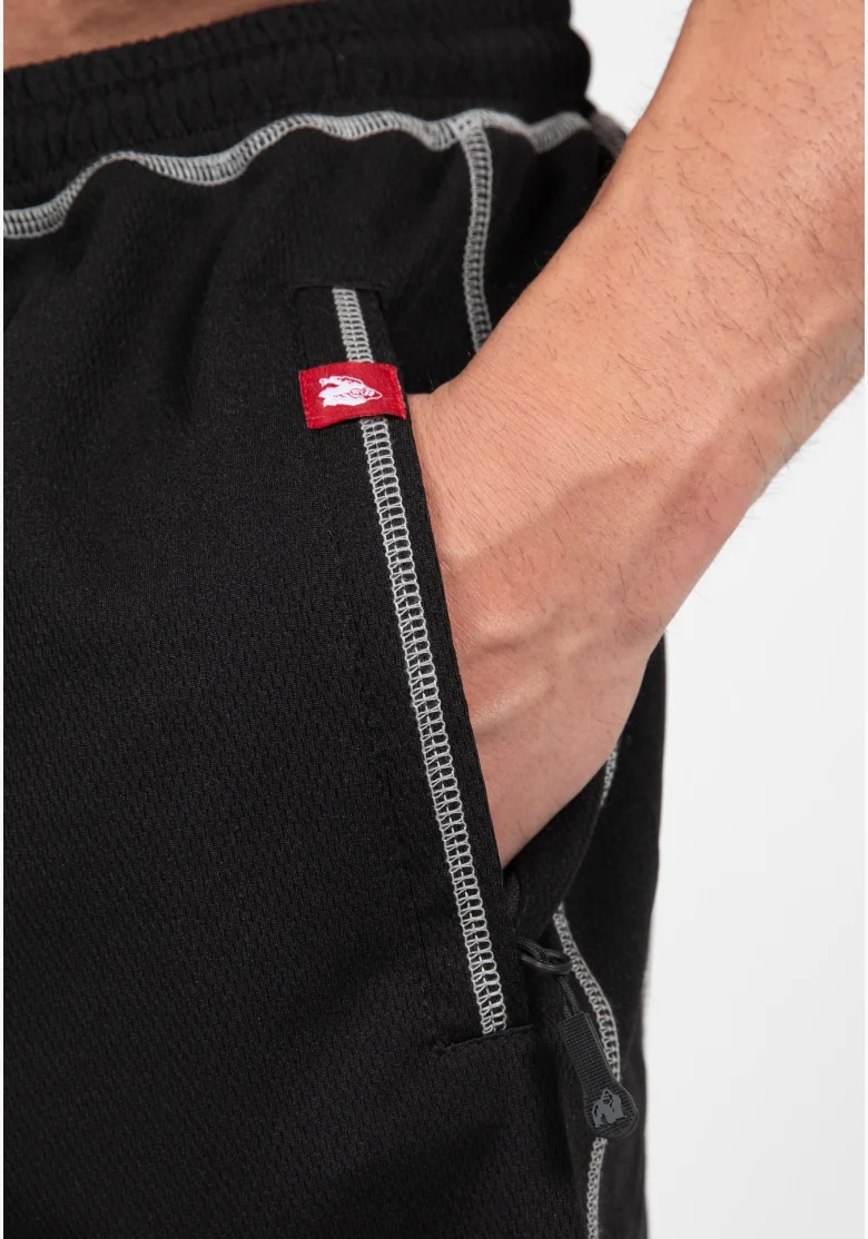 Gorilla Wear pantaloncini da uomo Marlow Mesh – nero / grigio