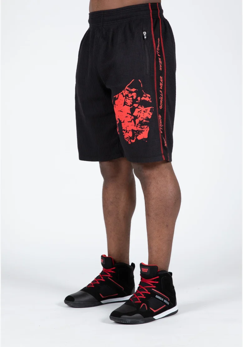 Gorilla Wear pantaloncini da uomo Buffalo Old School – nero / rosso