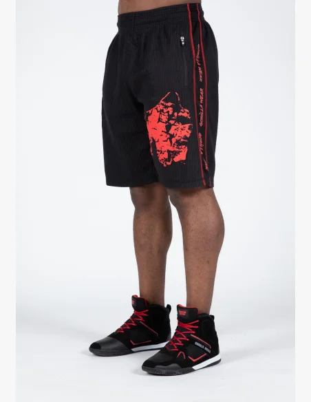 Gorilla Wear pantaloncini da uomo Buffalo Old School – nero / rosso