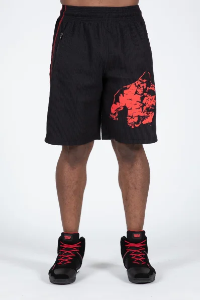 Gorilla Wear pantaloncini da uomo Buffalo Old School – nero / rosso 2