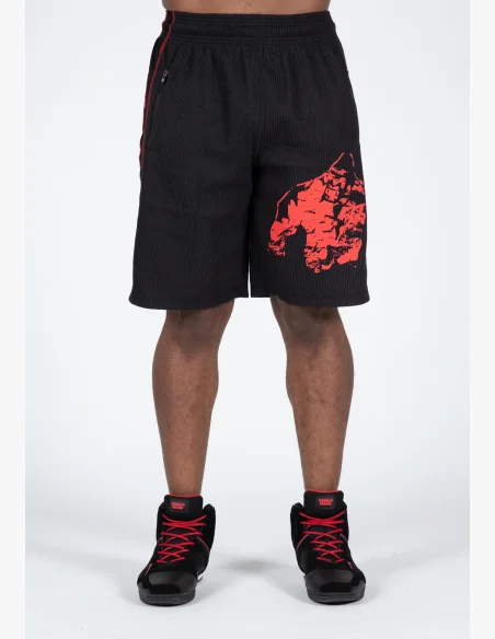 Gorilla Wear pantaloncini da uomo Buffalo Old School – nero / rosso