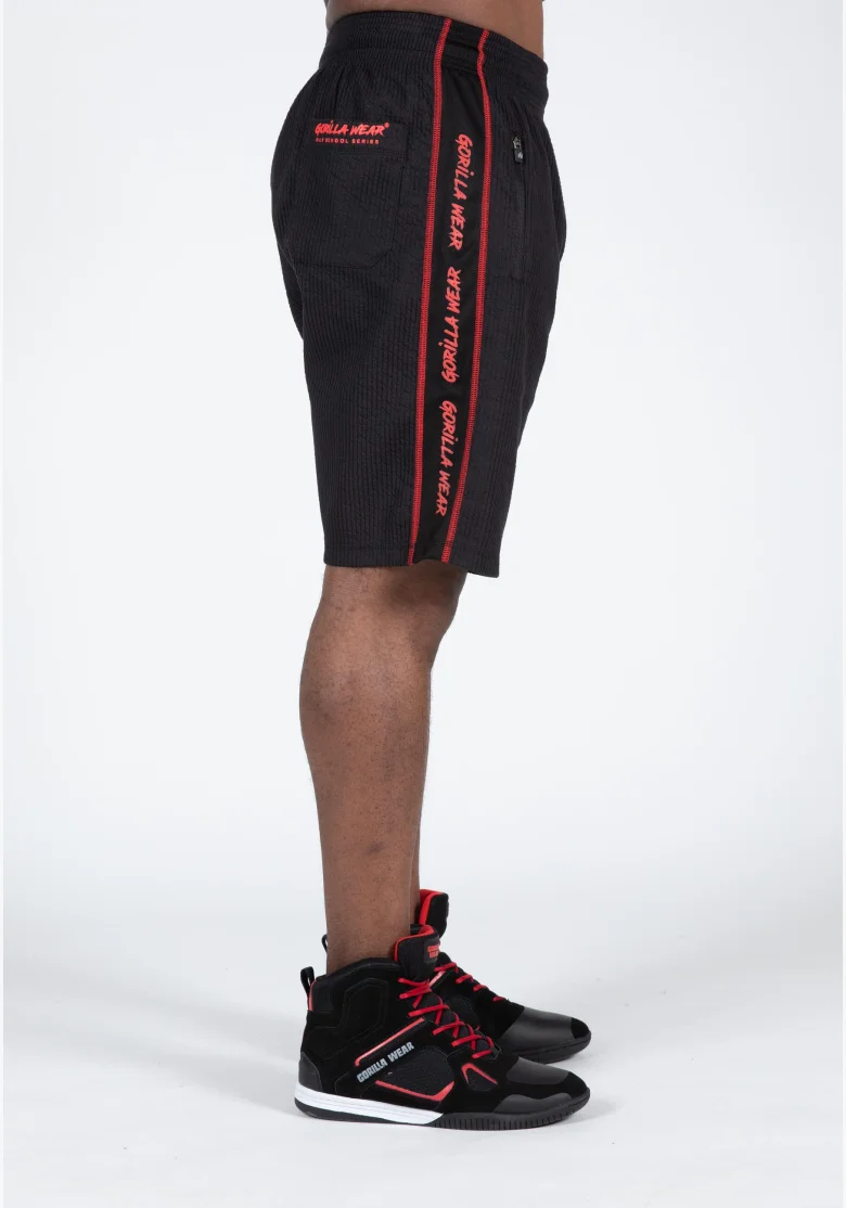 Gorilla Wear pantaloncini da uomo Buffalo Old School – nero / rosso