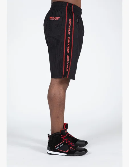 Gorilla Wear pantaloncini da uomo Buffalo Old School – nero / rosso