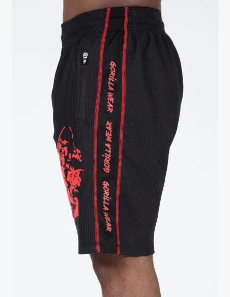 Gorilla Wear pantaloncini da uomo Buffalo Old School – nero / rosso