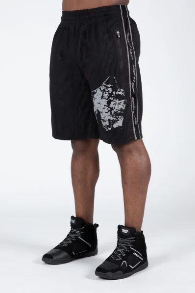 Gorilla Wear pantaloncini da uomo Buffalo Old School – nero / grigio