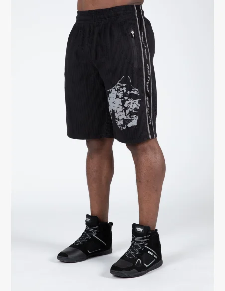 Gorilla Wear pantaloncini da uomo Buffalo Old School – nero / grigio