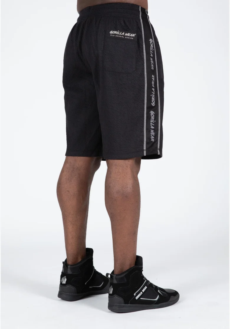 Gorilla Wear pantaloncini da uomo Buffalo Old School – nero / grigio