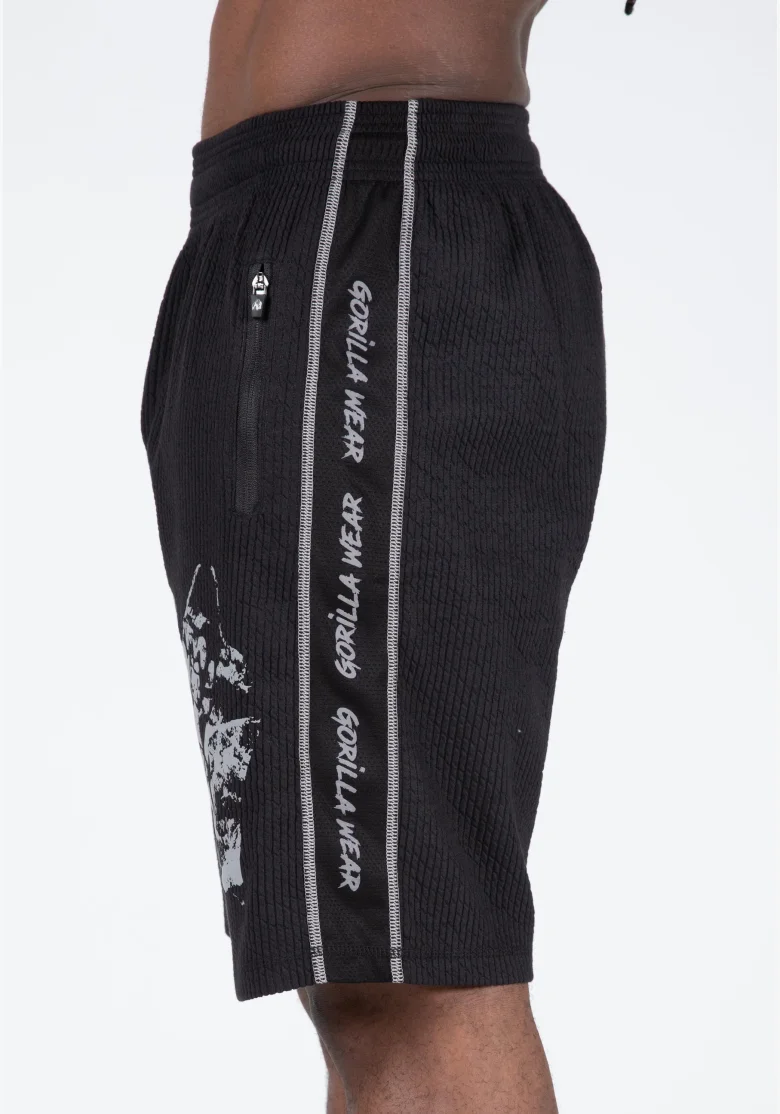 Gorilla Wear pantaloncini da uomo Buffalo Old School – nero / grigio