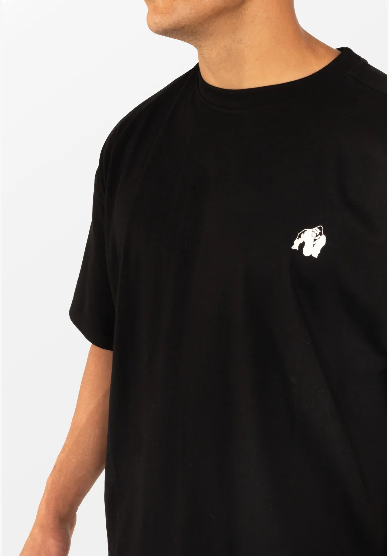 Gorilla Wear maglietta oversize da uomo Kingston – nero