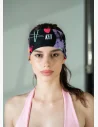 La fascia KFIT è realizzata in un materiale traspirante e leggero che si asciuga rapidamente e allontana il sudore.