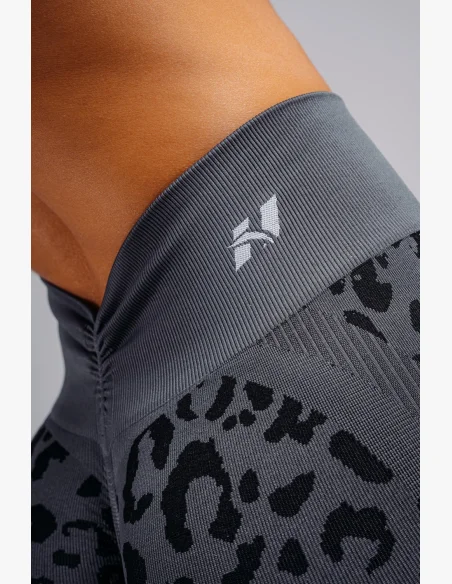 NEBBIA Leggings push-up compressivi con motivo leopardato PRIMAL nere