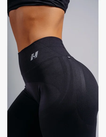 NEBBIA leggings a vita alta extra push-up PRIMAL nere