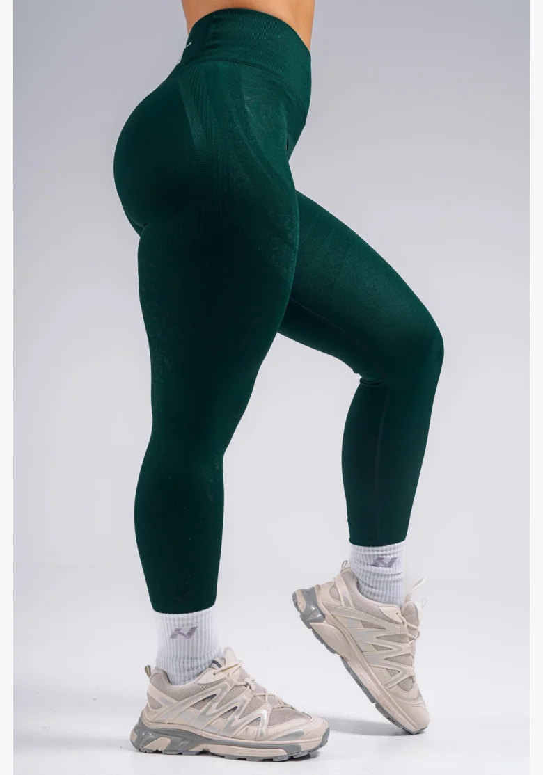 NEBBIA leggings a vita alta extra push-up PRIMAL verdi