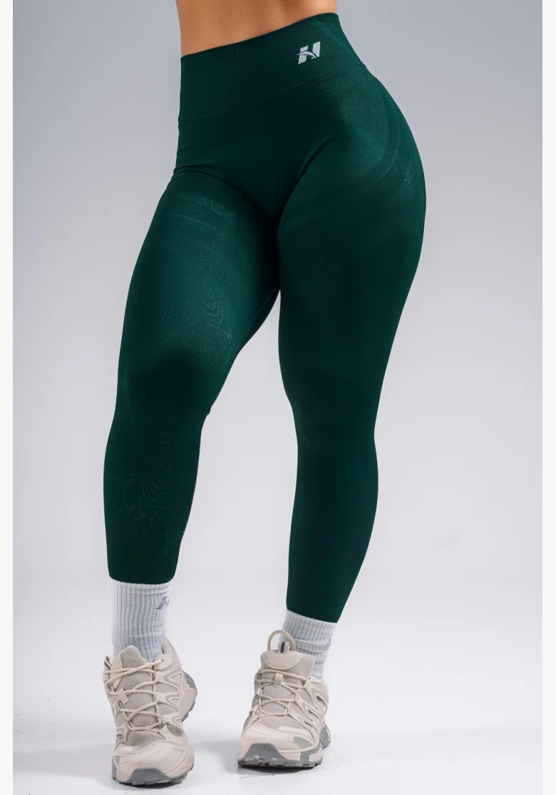 NEBBIA leggings a vita alta extra push-up PRIMAL verdi