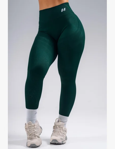 NEBBIA leggings a vita alta extra push-up PRIMAL verdi
