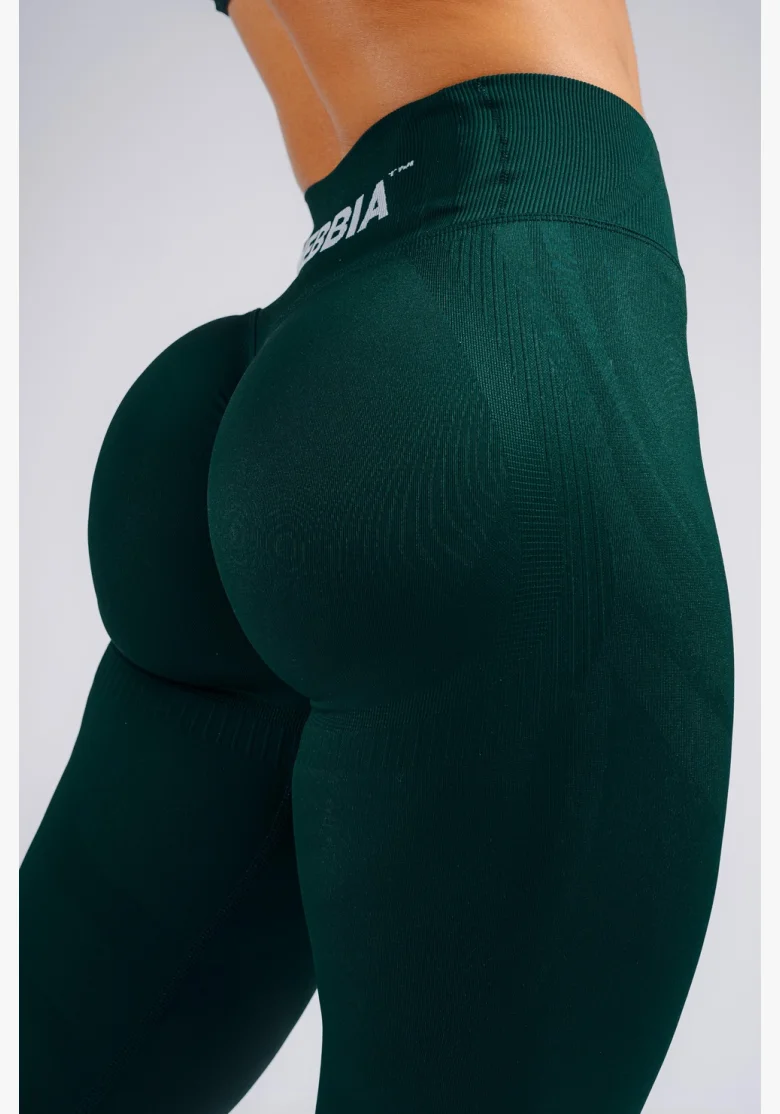 NEBBIA leggings a vita alta extra push-up PRIMAL verdi