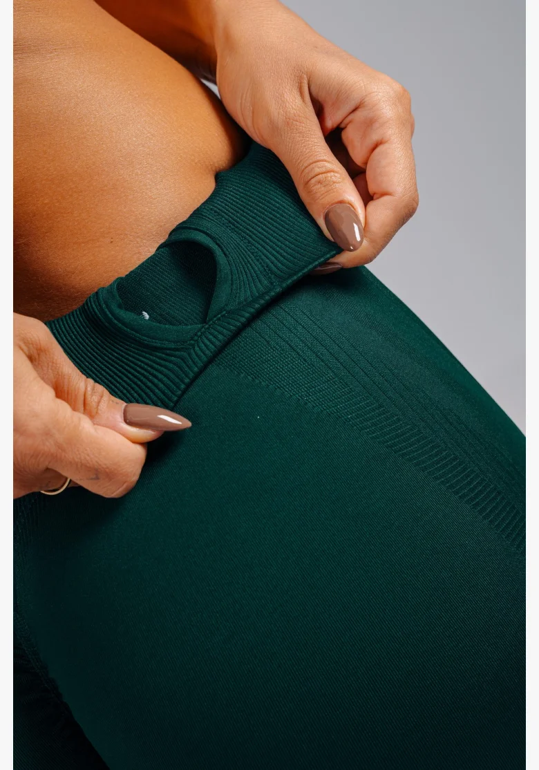 NEBBIA leggings a vita alta extra push-up PRIMAL verdi