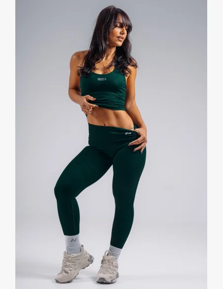 NEBBIA leggings a vita alta extra push-up PRIMAL verdi