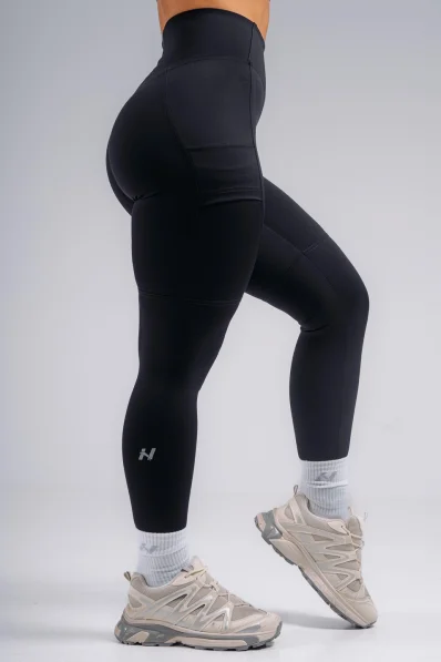 NEBBIA Leggings a vita alta modellanti con tasche PRIMAL nere 2