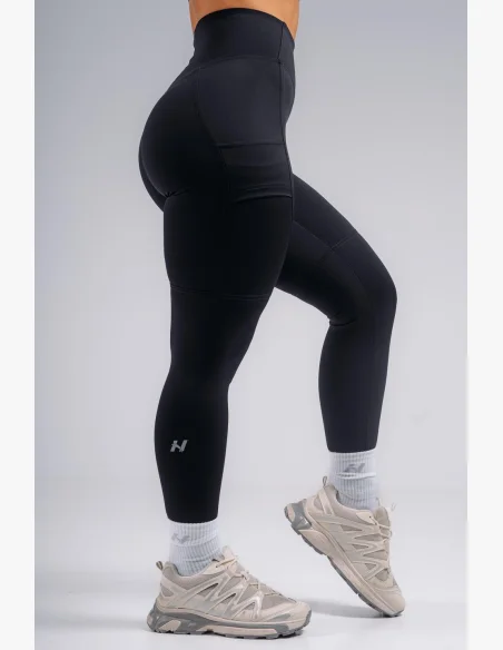 NEBBIA Leggings a vita alta modellanti con tasche PRIMAL nere