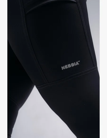 NEBBIA Leggings a vita alta modellanti con tasche PRIMAL nere