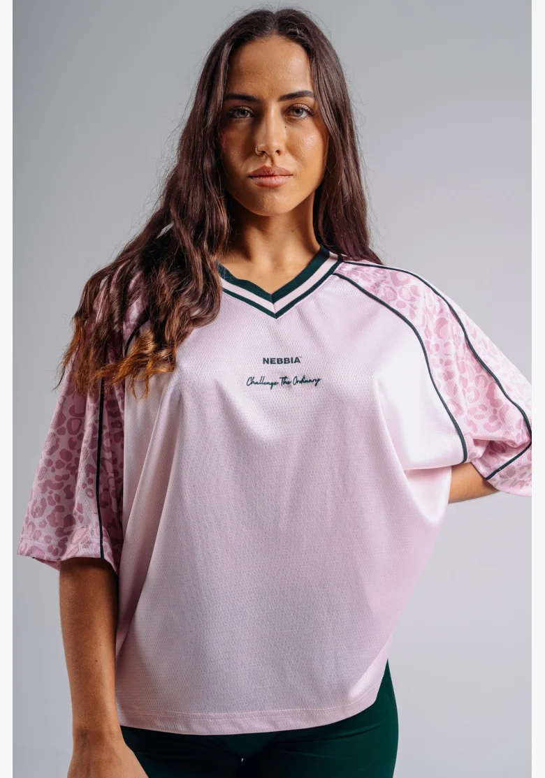 NEBBIA T-shirt oversize '97 PRIMAL rosa
