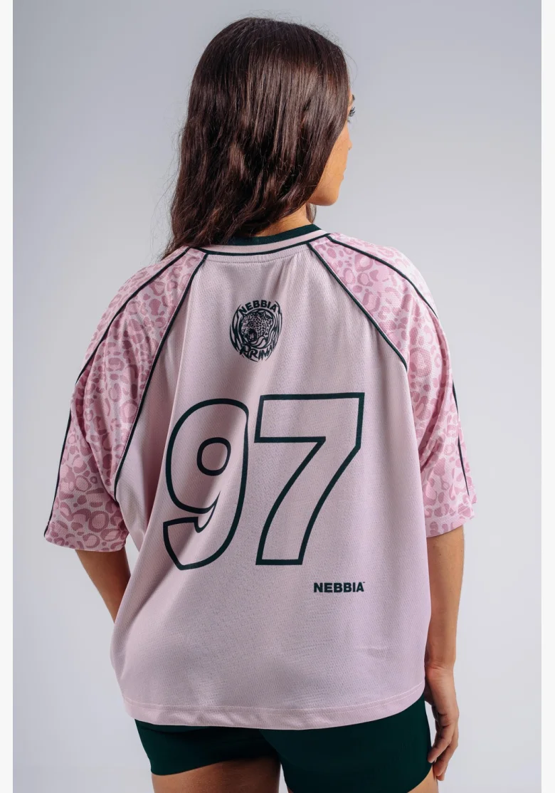 NEBBIA T-shirt oversize '97 PRIMAL rosa