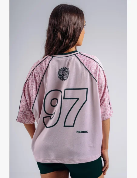 NEBBIA T-shirt oversize '97 PRIMAL rosa