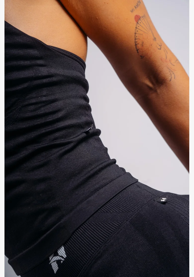 NEBBIA top halter con reggiseno incorporato PRIMAL nero