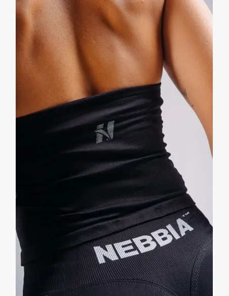 NEBBIA top halter con reggiseno incorporato PRIMAL nero