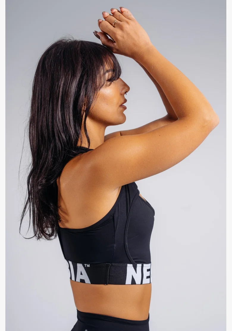 NEBBIA reggiseno sportivo ad alto supporto PRIMAL nero