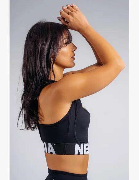 NEBBIA reggiseno sportivo ad alto supporto PRIMAL nero
