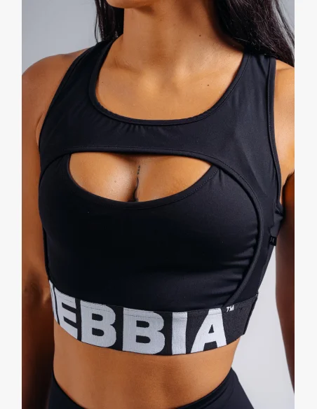 NEBBIA reggiseno sportivo ad alto supporto PRIMAL nero