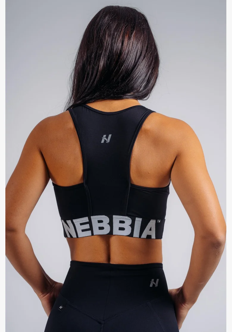 NEBBIA reggiseno sportivo ad alto supporto PRIMAL nero